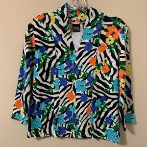 Rafaella Studio  Floral Top - size Medium (#37)